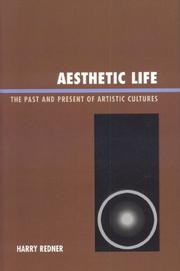 Cover of: Aesthetic Life: The Past and Present of Artistic Cultures
