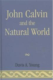 Cover of: John Calvin and the Natural World