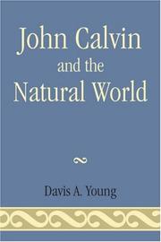 Cover of: John Calvin and the Natural World