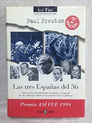 Cover of: Las Tres Espanas Del 36