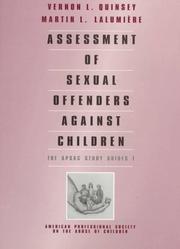 Cover of: Assessment of sexual offenders against children by Vernon L. Quinsey