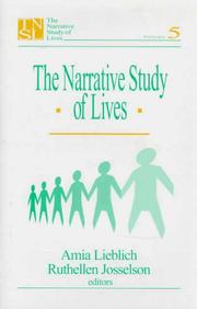 Cover of: The Narrative Study of Lives | Amia Lieblich
