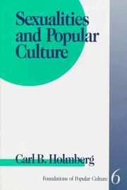 Cover of: Sexualities and popular culture by Carl Bryan Holmberg