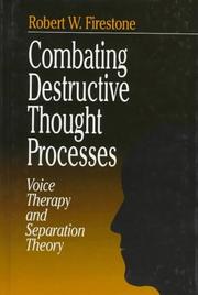 Cover of: Combating Destructive Thought Processes by Robert W. Firestone