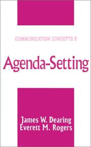 Agenda-setting by James W. Dearing