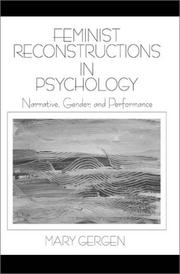 Cover of: Feminist Reconstructions in Psychology: Narrative, Gender, and Performance