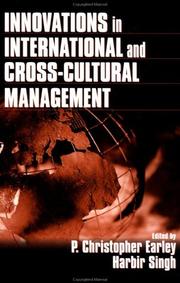Cover of: Innovations in International and Cross-Cultural Management