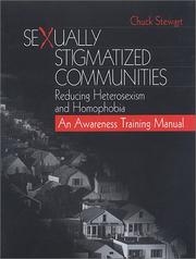 Cover of: Sexually stigmatized communities by Stewart, Chuck