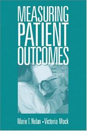 Cover of: Measuring patient outcomes by Marie T. Nolan