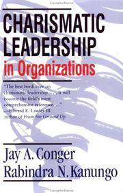 Cover of: Charismatic leadership in organizations