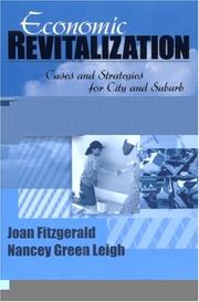 Cover of: Economic Revitalization: Cases and Strategies for City and Suburb