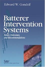 Cover of: Batterer Intervention Systems (SAGE Series on Violence against Women)