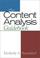 Cover of: The Content Analysis Guidebook