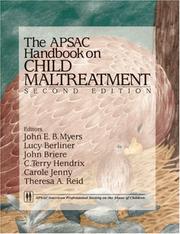 Cover of: APSAC Handbook on Child Maltreatment by John E. B. Myers, Lucy Berliner, John N. Briere, C. Terry Hendrix, Theresa A. Reid, Carole A. Jenny