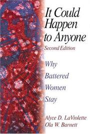 Cover of: It could happen to anyone: why battered women stay