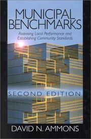 Cover of: Municipal benchmarks: assessing local performance and establishing community standards