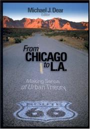 Cover of: From Chicago to L.A.: Re-Visioning Urban Theory