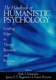 Cover of: The Handbook of Humanistic Psychology by 