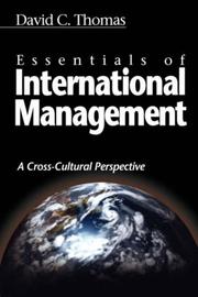 Cover of: Essentials of International Management | David C. Thomas