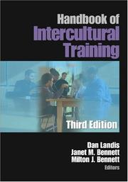 Cover of: Handbook of Intercultural Training by Daniel Landis, Janet M. Bennett, Milton J. Bennett