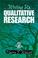 Cover of: Writing Up Qualitative Research
