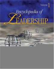 Cover of: Encyclopedia of Leadership 4 vol. set by 
