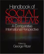 Cover of: Handbook of Social Problems: A Comparative International Perspective