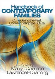 Cover of: Handbook of Contemporary Families by 