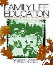 Cover of: Family Life Education by Stephen F. Duncan, H. Wallace Goddard