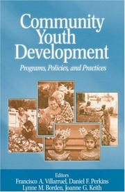 Cover of: Community Youth Development: Programs, Policies, and Practices