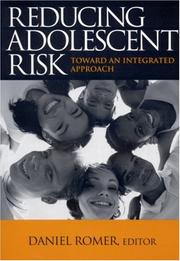 Cover of: Reducing Adolescent Risk | Daniel Romer