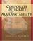 Cover of: Corporate Integrity and Accountability