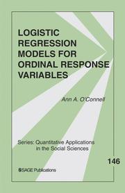 Cover of: Logistic Regression Models for Ordinal Response Variables (Quantitative Applications in the Social Sciences) by Ann Aileen O'Connell