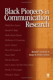 Cover of: Black pioneers in communication research