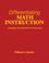 Cover of: Differentiating Math Instruction