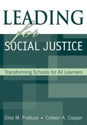 Cover of: Leading for Social Justice | Elise M. Frattura