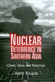 Cover of: Nuclear Deterrence in Southern Asia: China, India and Pakistan