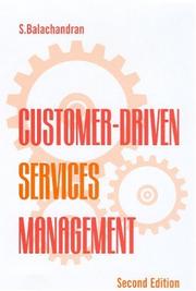 Cover of: Customer-driven services management