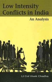 Cover of: Low intensity conflicts in India: an analysis