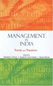 Cover of: Management in India by 