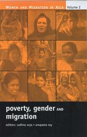 Cover of: Poverty, Gender and Migration (Women and Migration in Asia, V. 2) (Women and Migration in Asia) | 