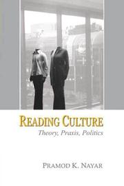 Cover of: Reading Culture by Pramod K Nayar