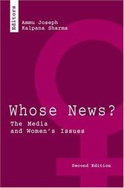 Cover of: Whose News?: The Media and Women's Issues
