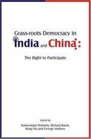 Cover of: Grass-roots Democracy in India and China