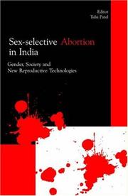 Cover of: Sex-Selective Abortion in India by Tulsi Patel