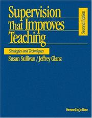 Cover of: Supervision That Improves Teaching by Susan Sullivan, Jeffrey Glanz