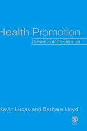 Cover of: Health Promotion: Evidence and Experience