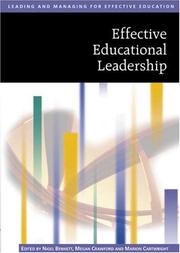Cover of: Effective Educational Leadership (Published in association with The Open University)