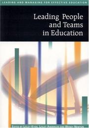 Cover of: Leading People and Teams in Education (Published in association with The Open University)
