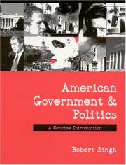 Cover of: American government and politics: a concise introduction